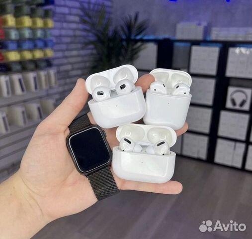 AirPodsPro/2/3 + Apple watch 7 + 2 чехла в подарок