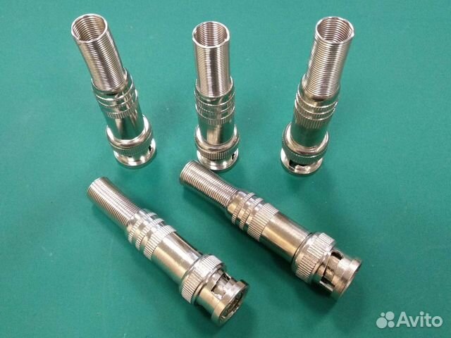 Разъемы BNC и питания DC под пайку и винт