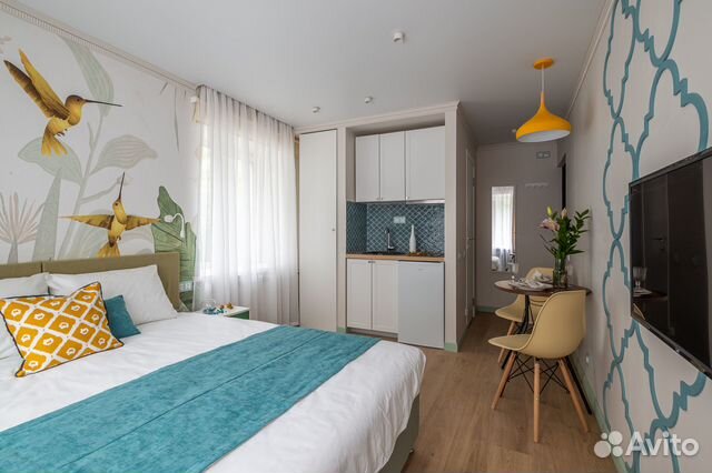 

Квартира-студия, 16 м², 1 кровать