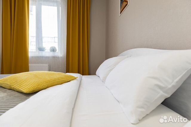 

1-к. квартира, 37 м², 2 кровати