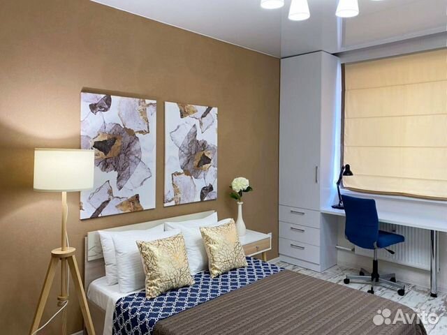 

1-к. квартира, 38 м², 3 кровати
