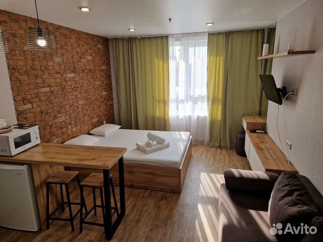 

Квартира-студия в апарт-отеле, 26 м², 2 кровати