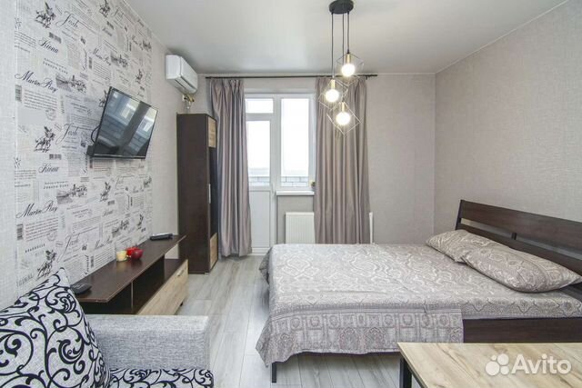 

Квартира-студия, 27 м², 2 кровати