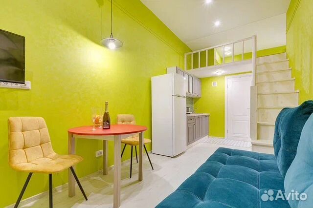 

Квартира-студия, 35 м², 2 кровати