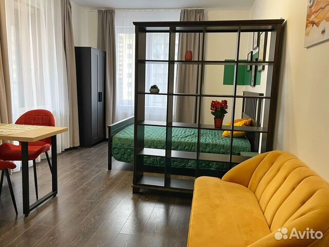 

Квартира-студия, 28 м², 2 кровати