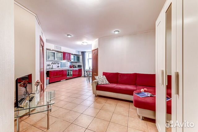 

1-к. квартира, 46 м², 2 кровати
