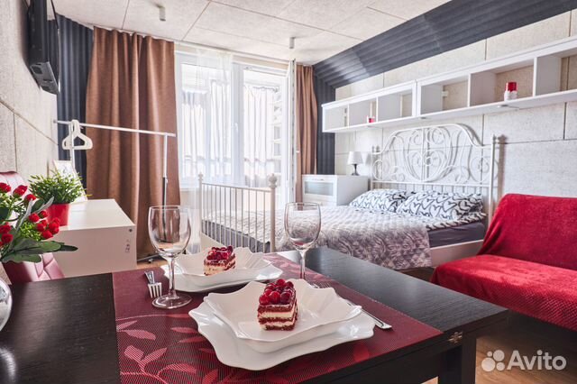 

Квартира-студия, 26 м², 2 кровати