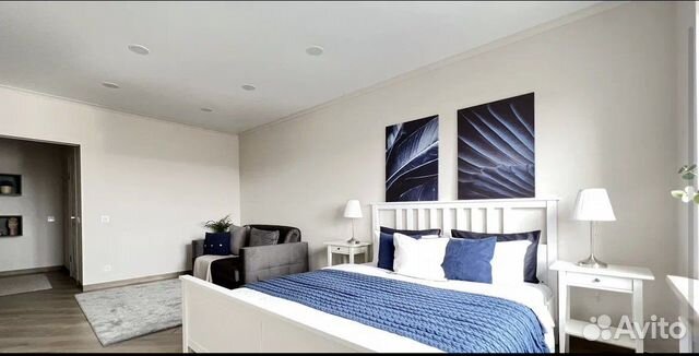 

1-к. квартира, 38 м², 2 кровати