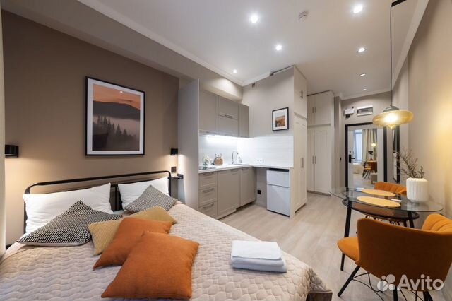 

Квартира-студия, 18,7 м², 2 кровати
