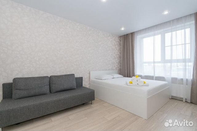 

Квартира-студия, 28 м², 2 кровати