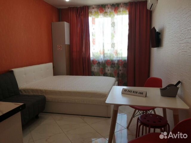 

Квартира-студия, 24 м², 2 кровати
