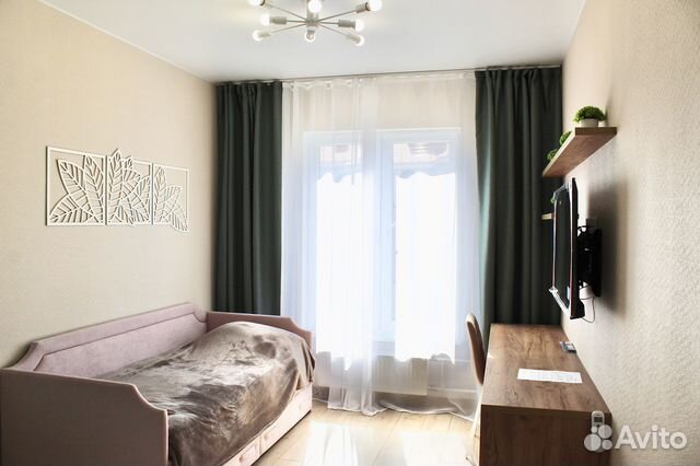 

1-к. квартира, 37 м², 2 кровати