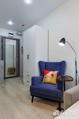 

Квартира-студия, 18 м², 1 кровать