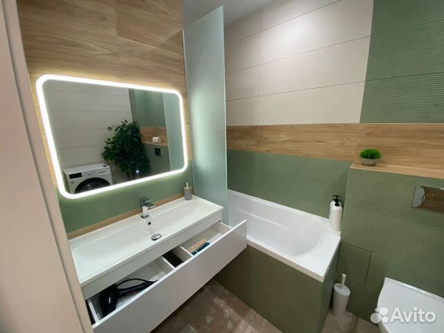 

1-к. квартира, 43 м², 2 кровати