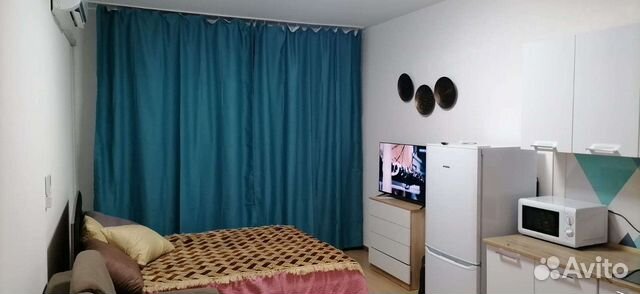 

Квартира-студия, 24 м², 2 кровати