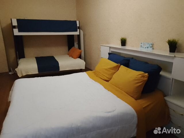 

1-к. квартира, 38 м², 3 кровати