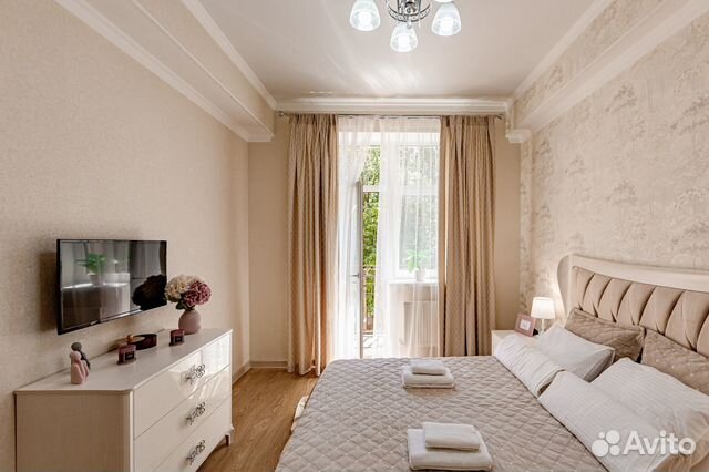 

1-к. квартира, 45 м², 2 кровати