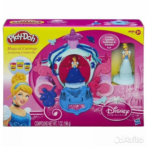 Пластилин Play-Doh Волшебная карета Золушки Hasbro Пластилин Play-Doh Волшебная карета Золушки Hasbro