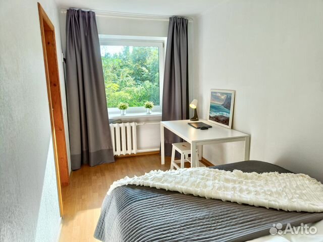 

2-к. квартира, 45,5 м², 2 кровати