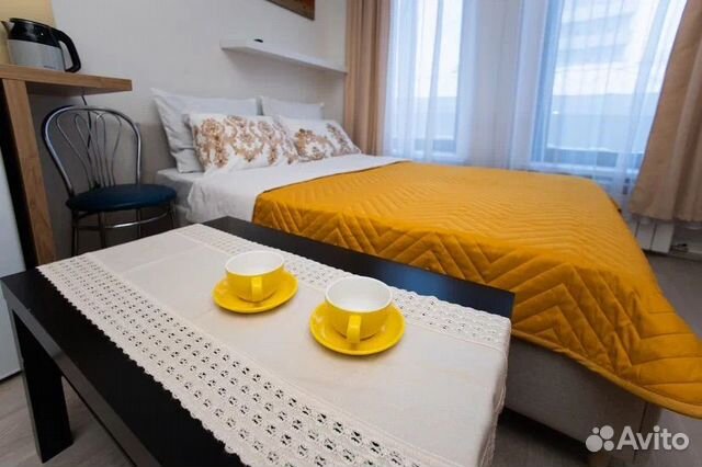 

Квартира-студия, 19 м², 2 кровати