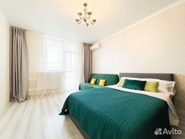 

1-к. квартира, 40 м², 2 кровати