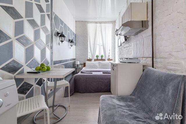 

Квартира-студия, 17 м², 1 кровать