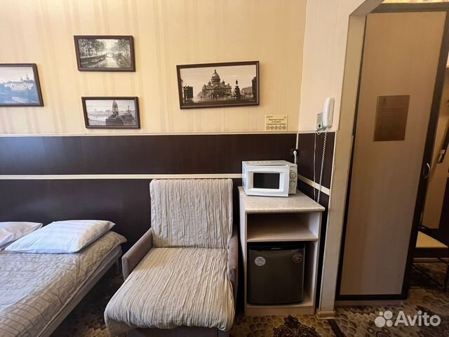 

Квартира-студия, 14 м², 3 кровати