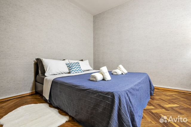 

1-к. квартира, 44 м², 2 кровати