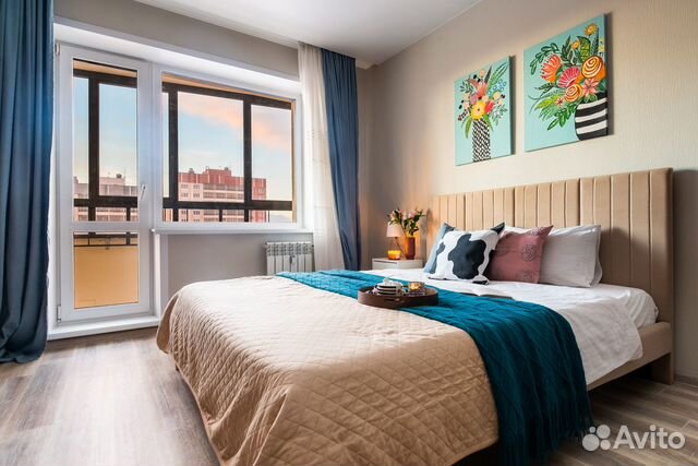 

1-к. квартира, 41,4 м², 2 кровати