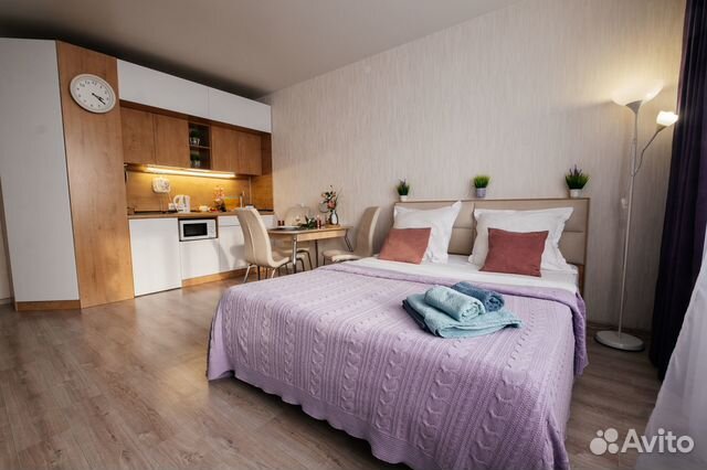 

Квартира-студия, 35 м², 2 кровати