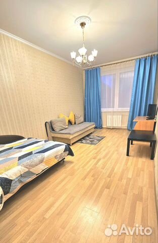 

1-к. квартира, 45 м², 2 кровати