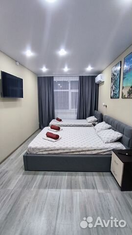 

1-к. квартира, 42 м², 3 кровати