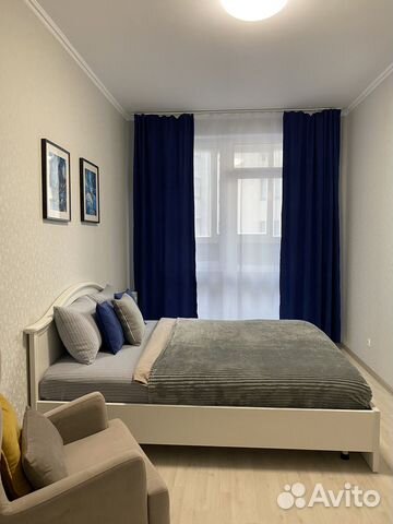 

1-к. квартира, 42 м², 2 кровати