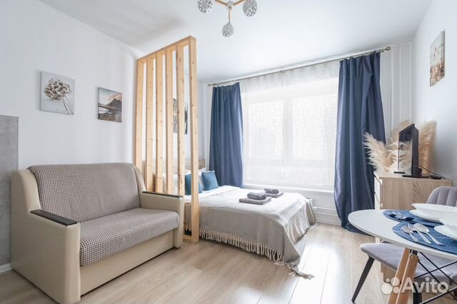 

Квартира-студия, 22 м², 2 кровати