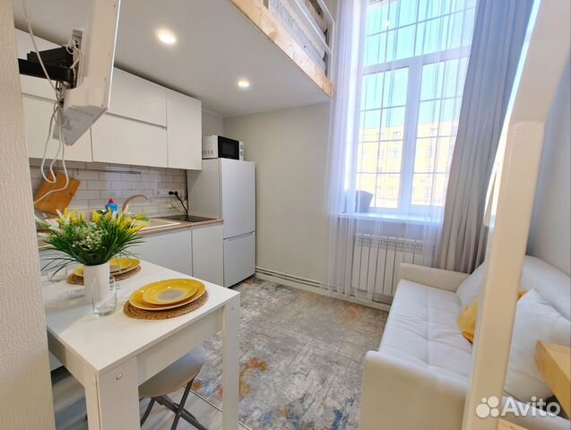 

Квартира-студия, 18 м², 2 кровати