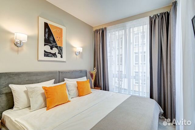 

1-к. квартира в апарт-отеле, 34 м², 2 кровати