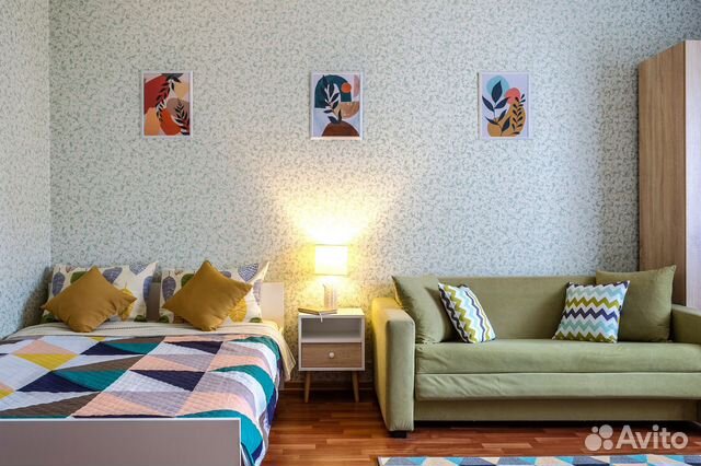 

1-к. квартира, 40 м², 2 кровати