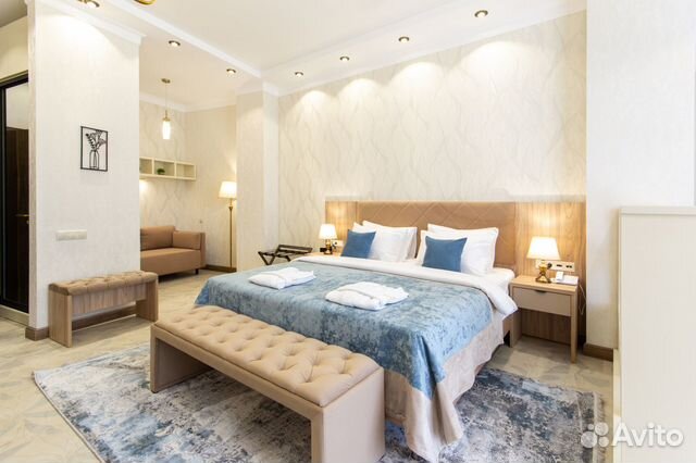 

Квартира-студия, 44 м², 1 кровать