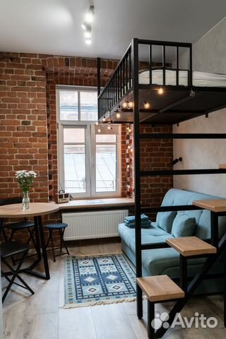 

Квартира-студия, 19 м², 2 кровати