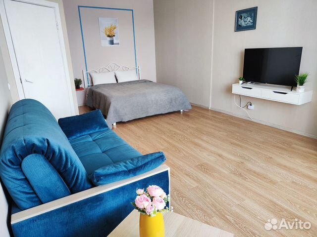 

1-к. квартира, 41,5 м², 2 кровати