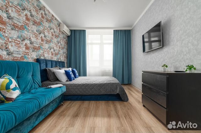 

1-к. квартира, 45 м², 3 кровати
