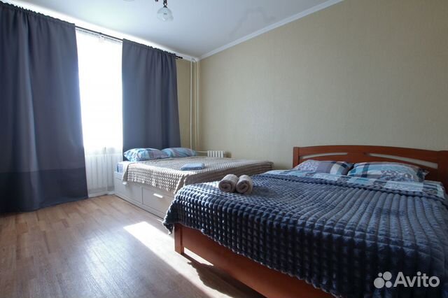 

1-к. квартира, 45 м², 2 кровати