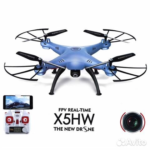 Квадрокоптер Syma X5HW с барометром c Wi-Fi FPV Квадрокоптер Syma X5HW с барометром c Wi-Fi FPV