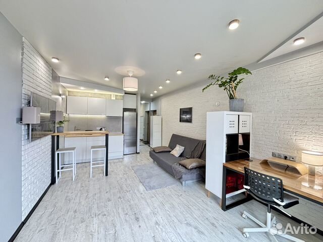 

Квартира-студия, 33 м², 2 кровати