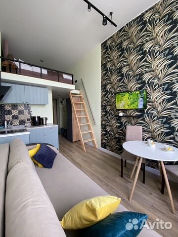 

Квартира-студия, 25 м², 2 кровати