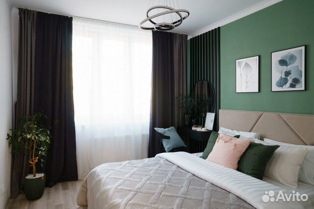

1-к. квартира, 40 м², 2 кровати