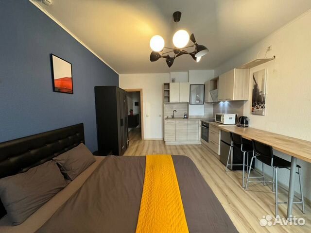 

Квартира-студия, 40 м², 2 кровати