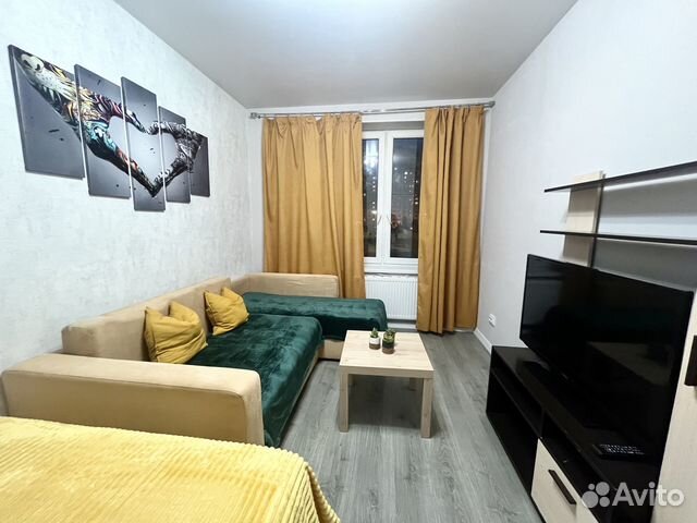 

1-к. квартира, 35 м², 2 кровати