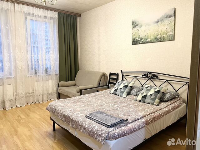 

1-к. квартира, 38 м², 2 кровати
