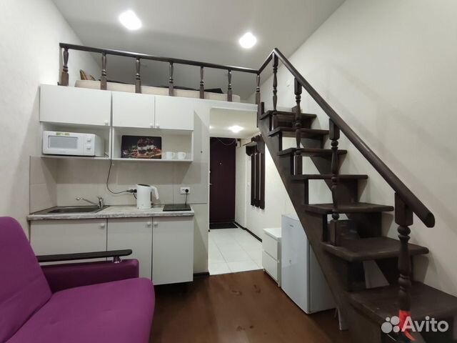 

Квартира-студия, 14,5 м², 2 кровати